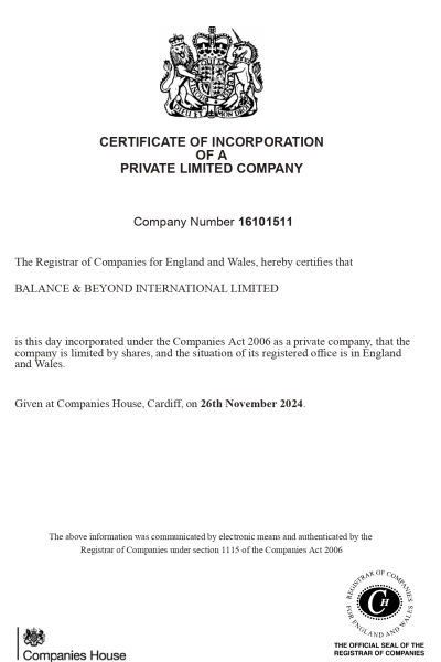 Balance & Beyond International Limited